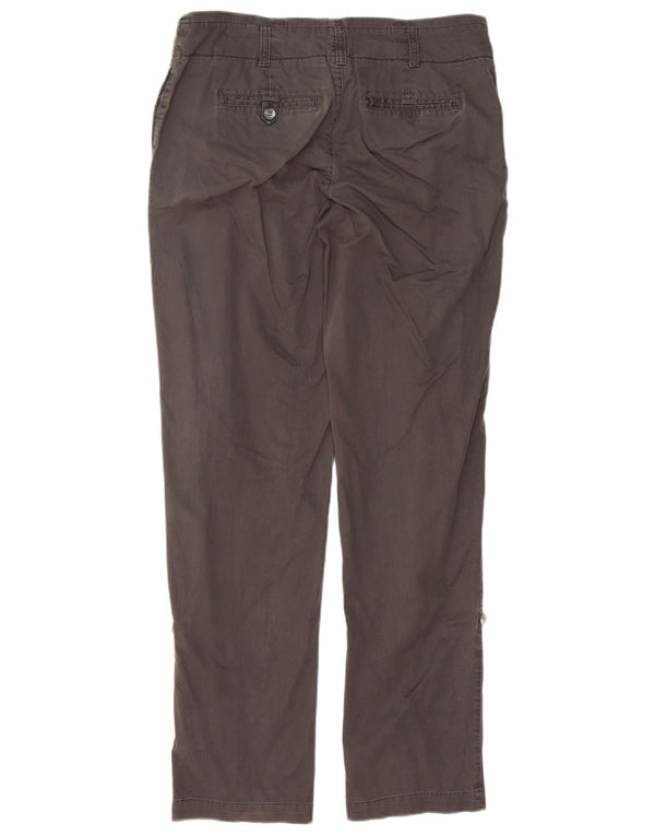 Spodnie damskie Gap Straight Chino UK 10 Small W32 L32 Szara bawełna