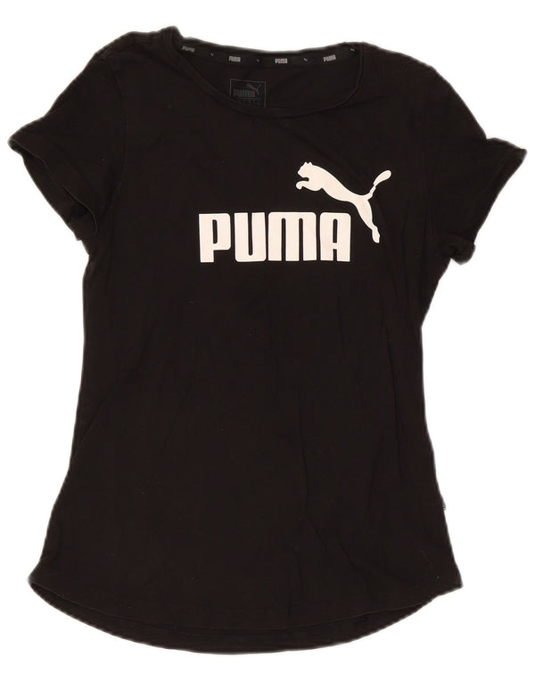 Damska koszulka z grafiką Puma Top UK 10, mała czarna