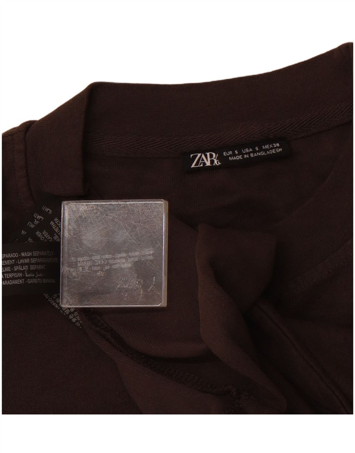 T-shirt męski Zara, mały, szary, bawełniany