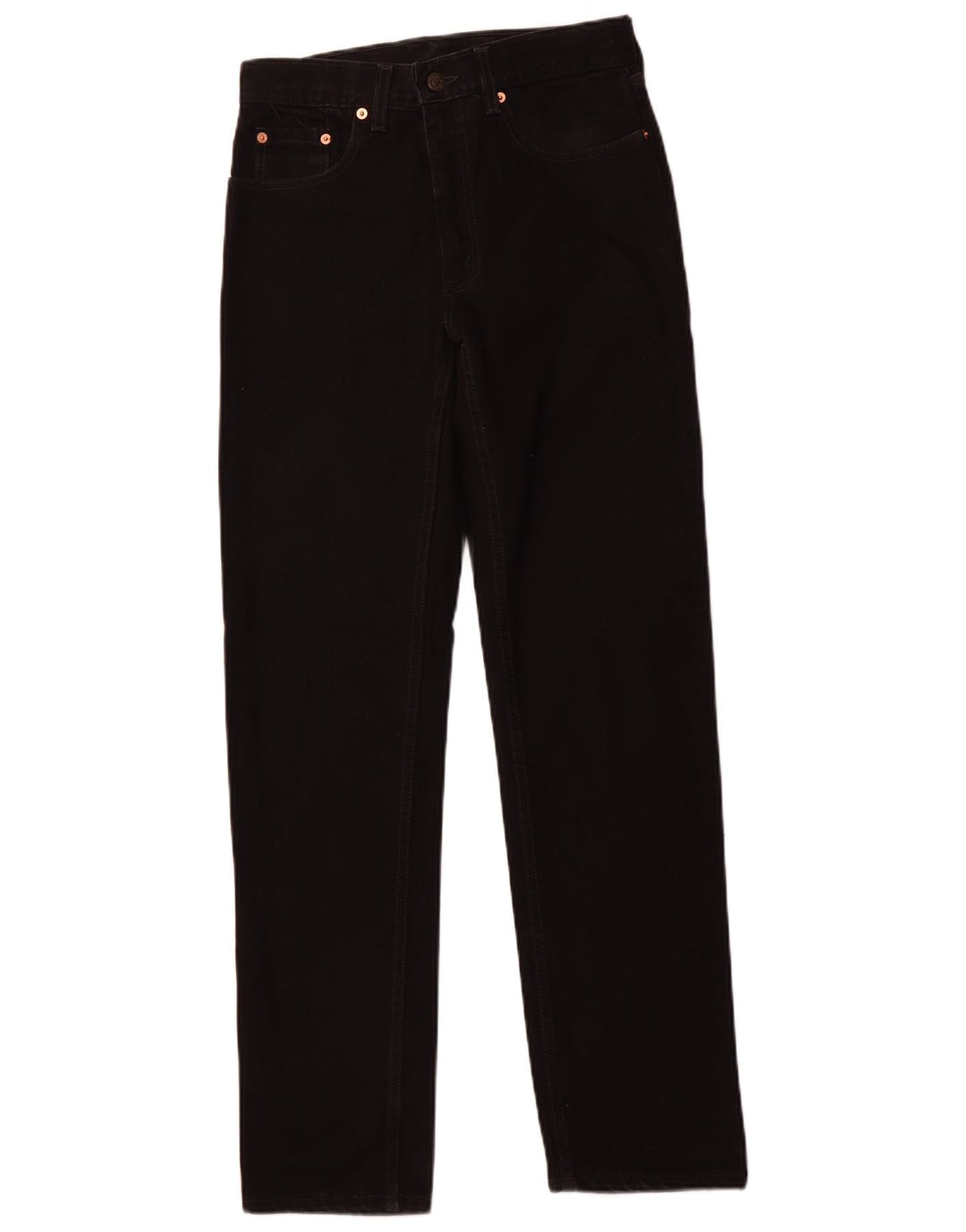 Męskie proste dżinsy LEVI'S W30 L32, czarna bawełna