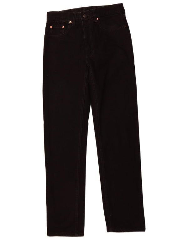 Męskie proste dżinsy LEVI'S W30 L32, czarna bawełna