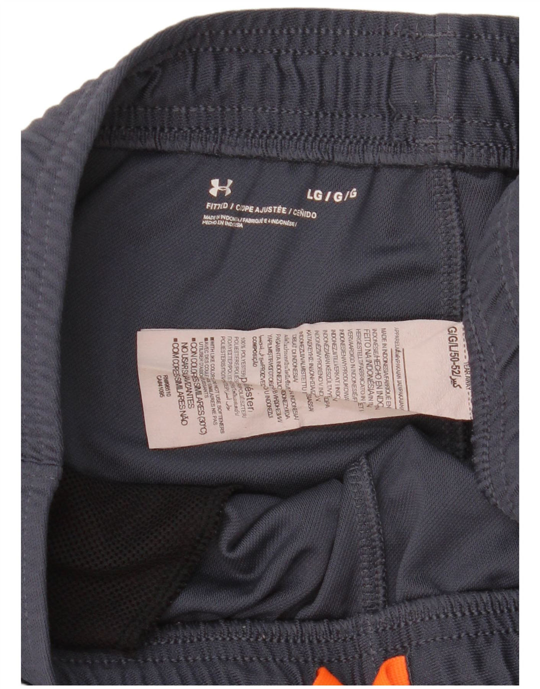 Damskie spodnie dresowe Under Armour UK 14, duże, granatowe, poliestrowe