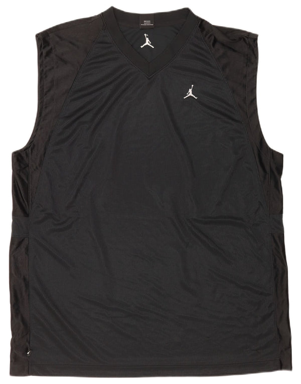 Męska kamizelka Jordan UK 47/48 2XL Czarny poliester