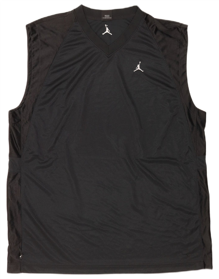 Męska kamizelka Jordan UK 47/48 2XL Czarny poliester