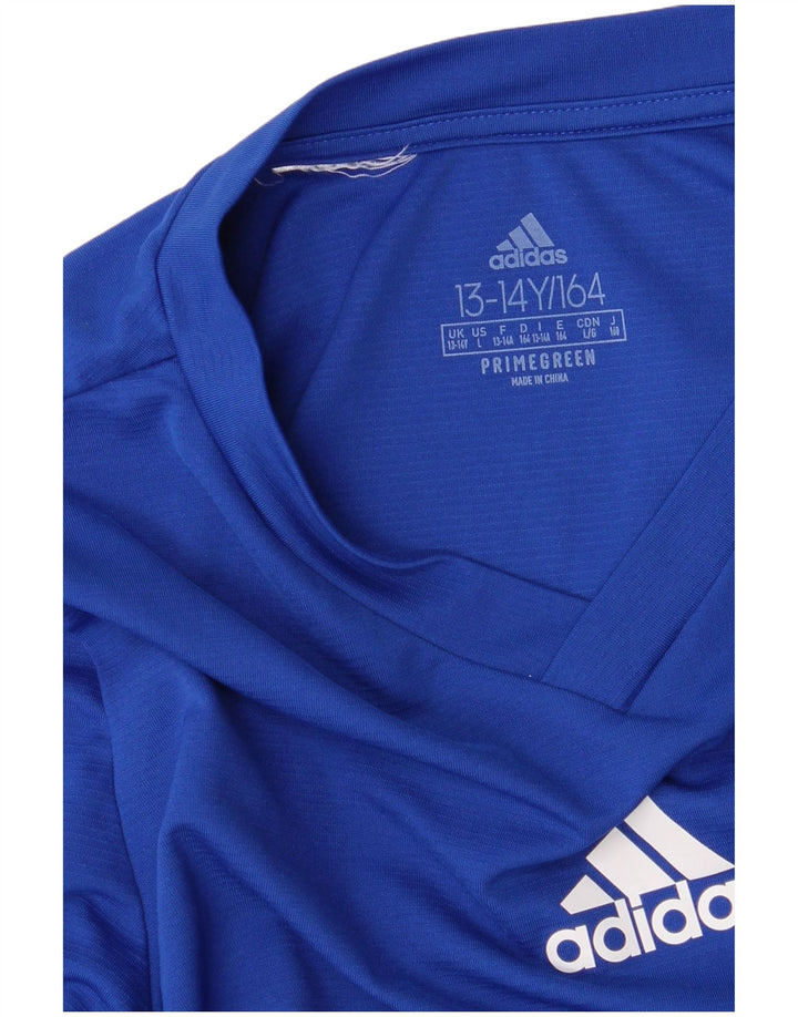 Chłopięca koszulka Adidas Aeroready z długim rękawem 13-14 lat, niebieska