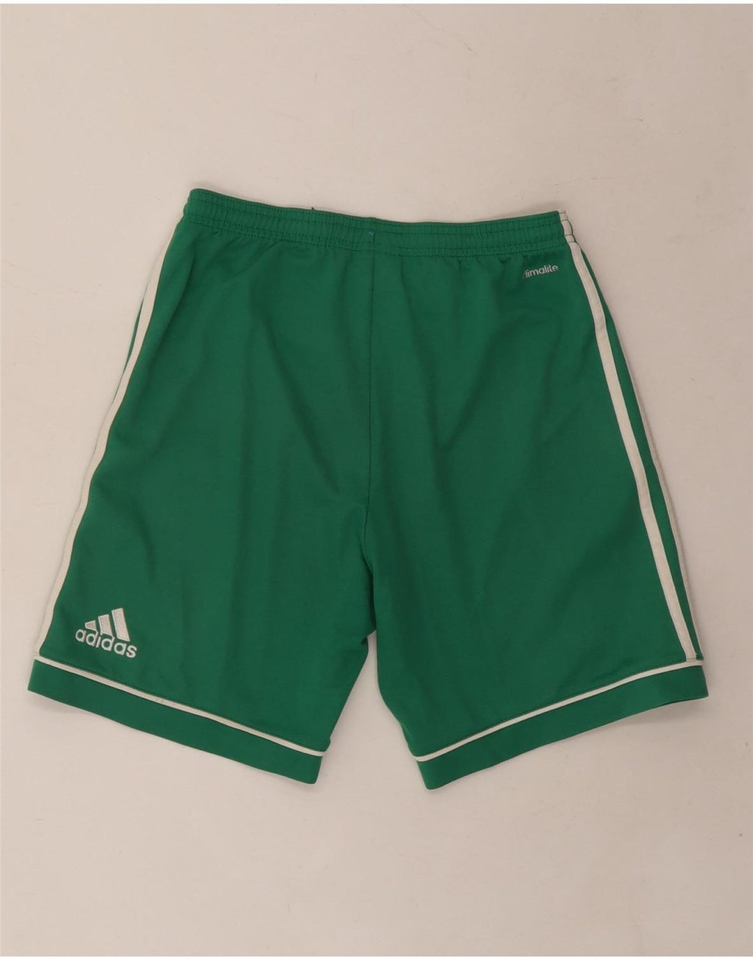 Chłopięce spodenki sportowe ADIDAS Climalite 13-14 lat, zielony poliester