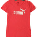 Damska koszulka z grafiką Puma Top UK 14 Średnioróżowa bawełna