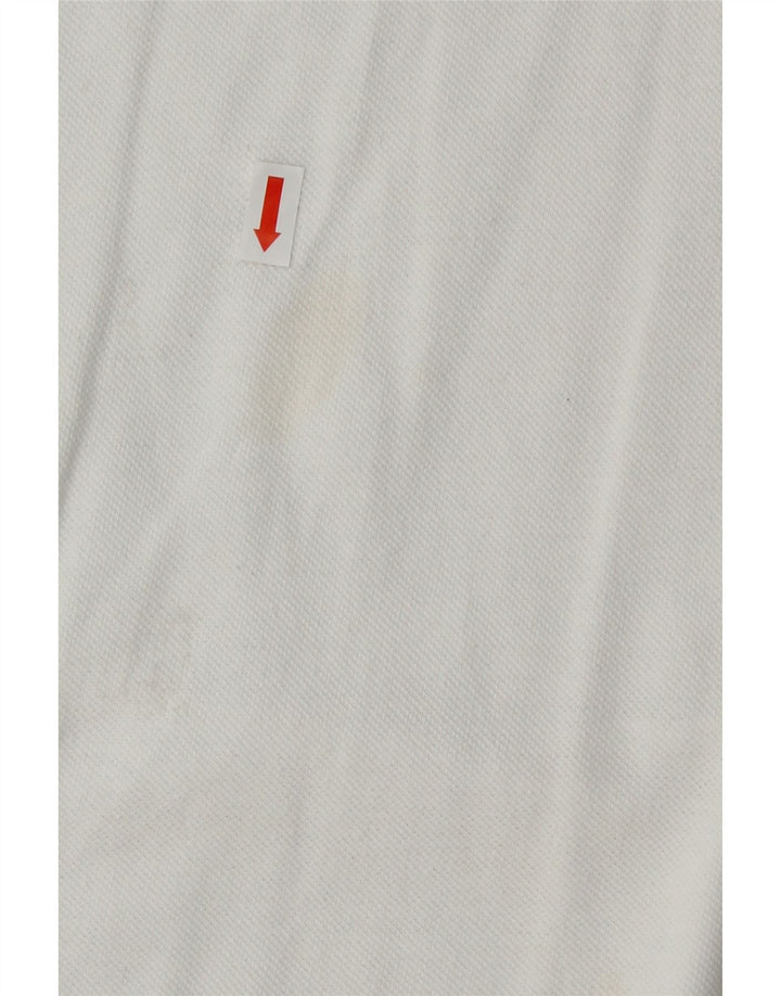 CHAMPION Mens Polo Shirt Large White Vintage Champion and Second-Hand Champion from Messina Hembry 