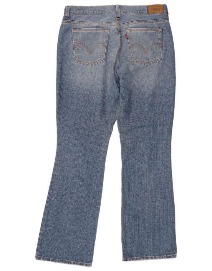 Damskie jeansy Levi's 515 Bootcut US 8 Medium W32 L30 Niebieska bawełna