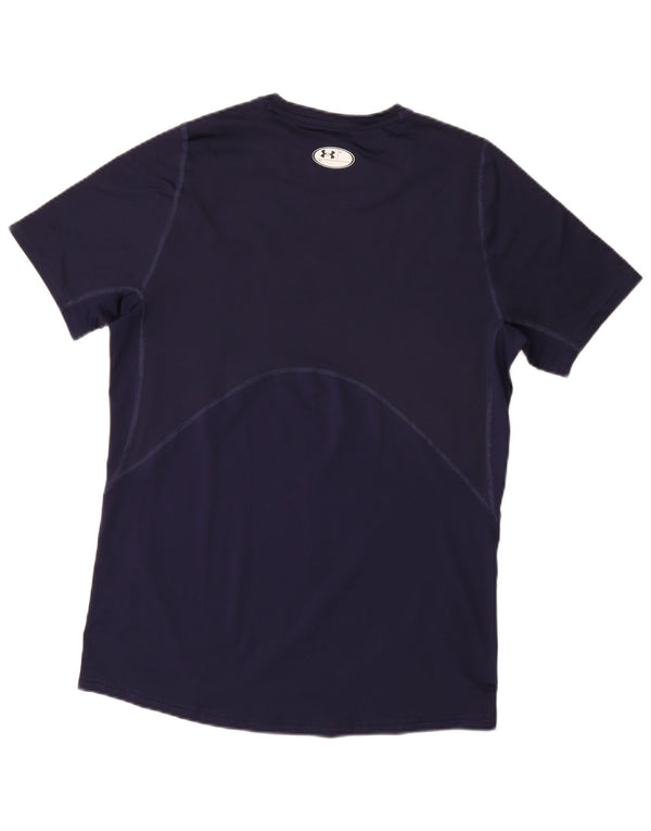 Męska koszulka t-shirt UNDER ARMOUR Heat Gear, średnia, granatowa, syntetyczna