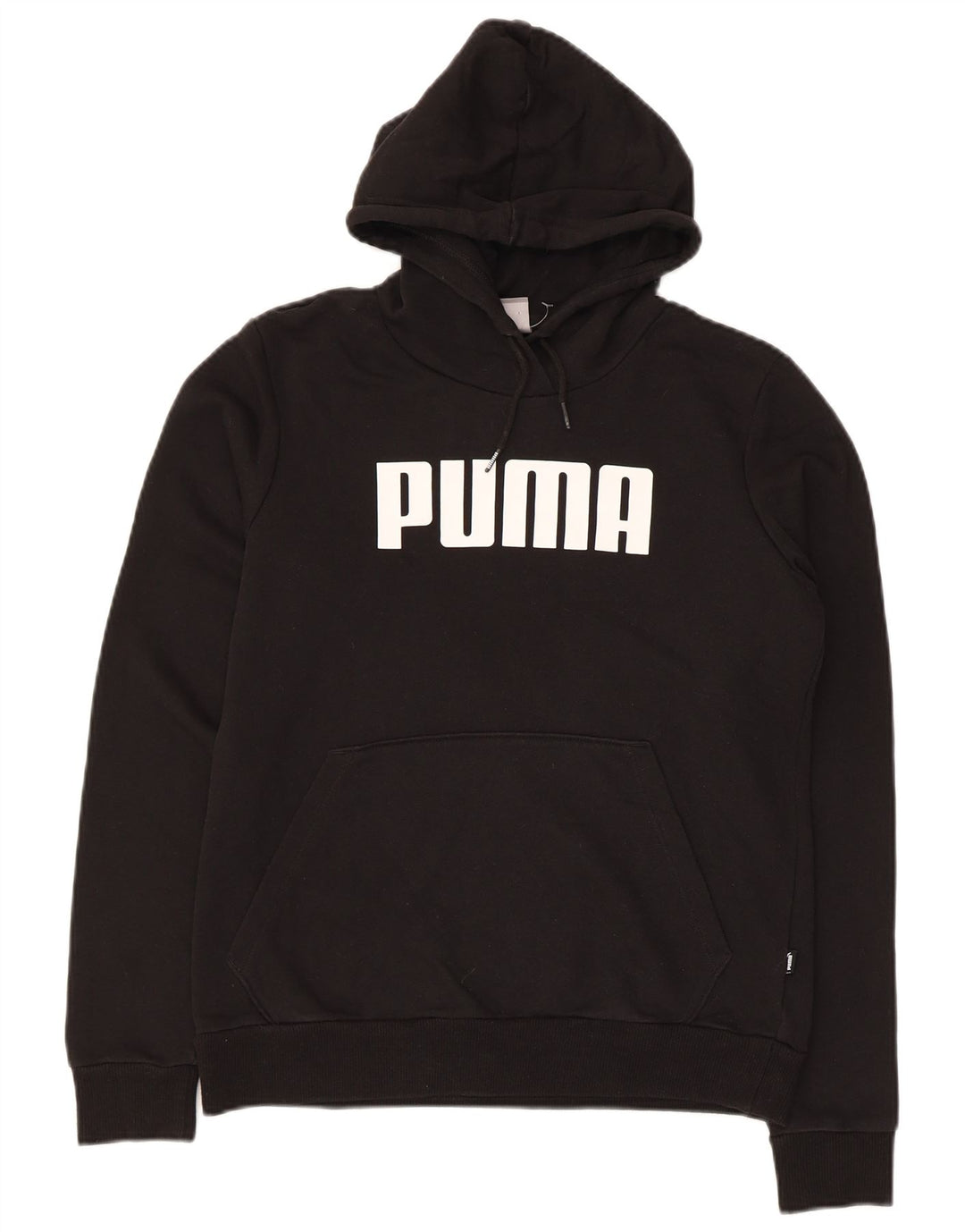Damska bluza z kapturem Puma z grafiką UK 12, średni czarny poliester