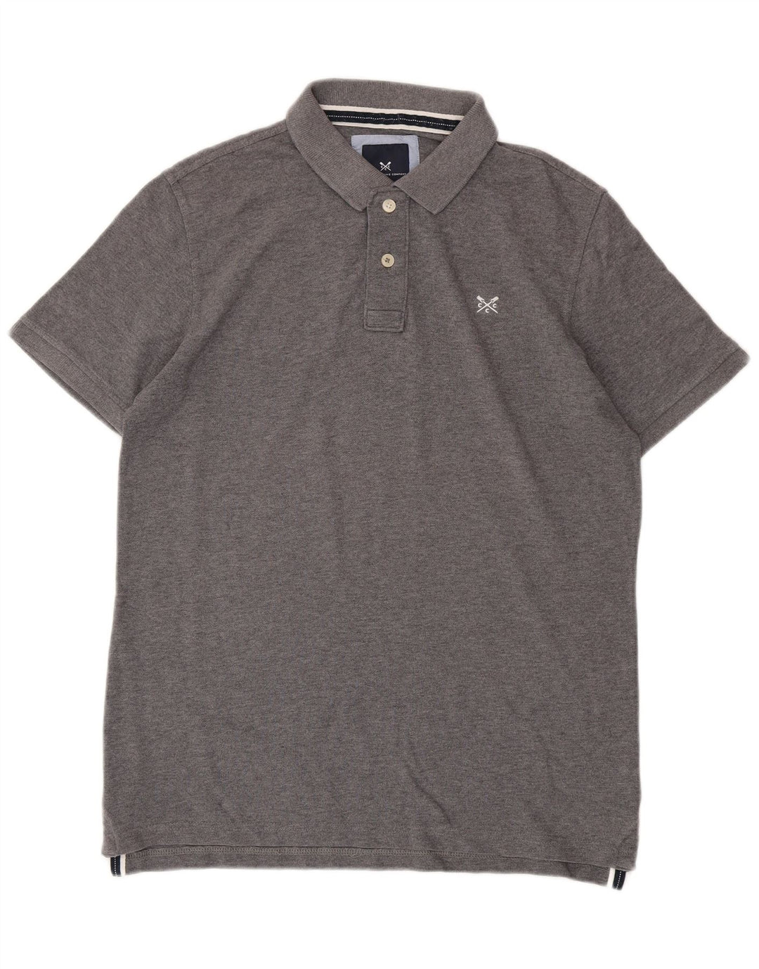 Męska koszulka polo Crew Clothing, mała, szara, bawełniana