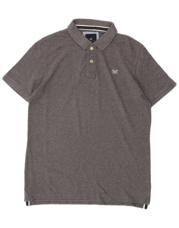 Męska koszulka polo Crew Clothing, mała, szara, bawełniana