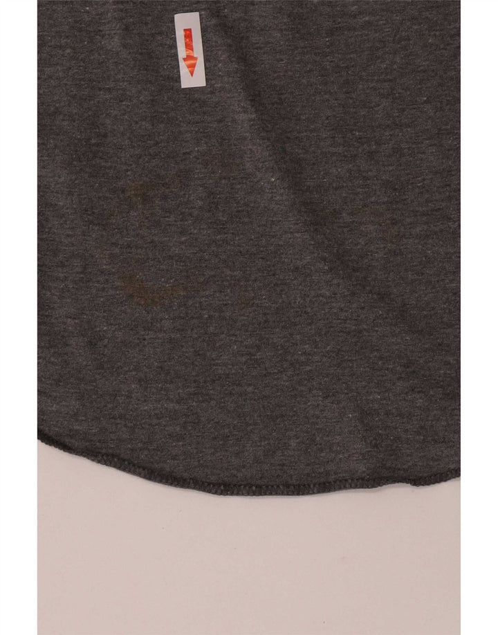 Chłopięcy top z grafiką Hurley Premium Fit z długim rękawem, 15-16 lat, średni szary