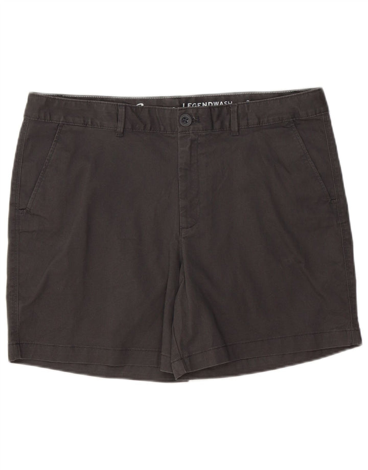 Damskie spodenki Chino EDDIE BAUER US 12 Large W36, czarne, bawełniane