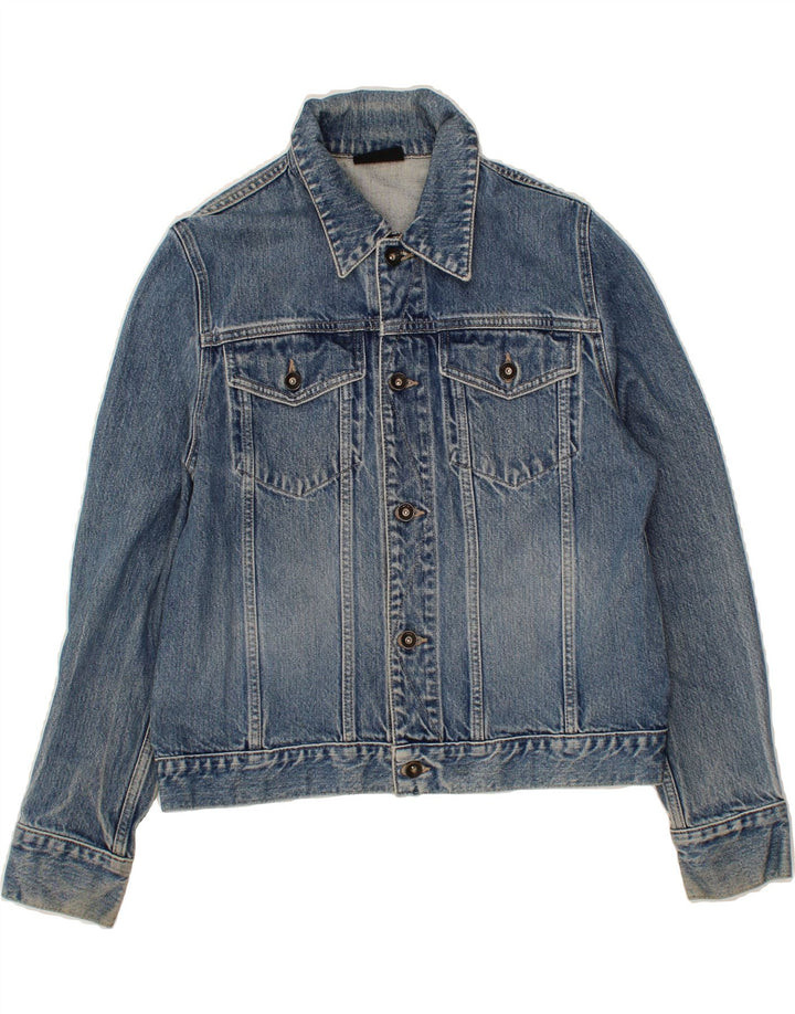 DKNY Womens Denim Jacket UK 16 Large Blue Cotton Vintage Dkny and Second-Hand Dkny from Messina Hembry 