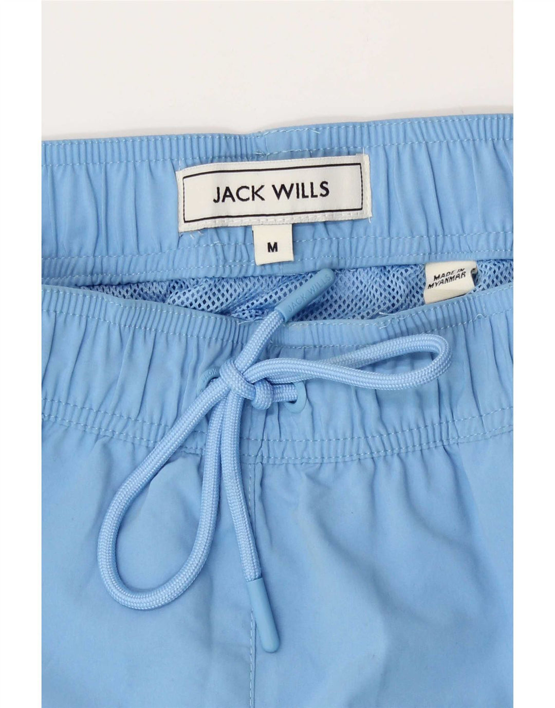 Jack Wills Mens Swimming Shorts Medium Blue Polyester