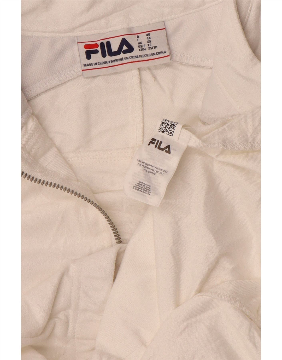 Męska bluza dresowa Fila XS, biały poliester