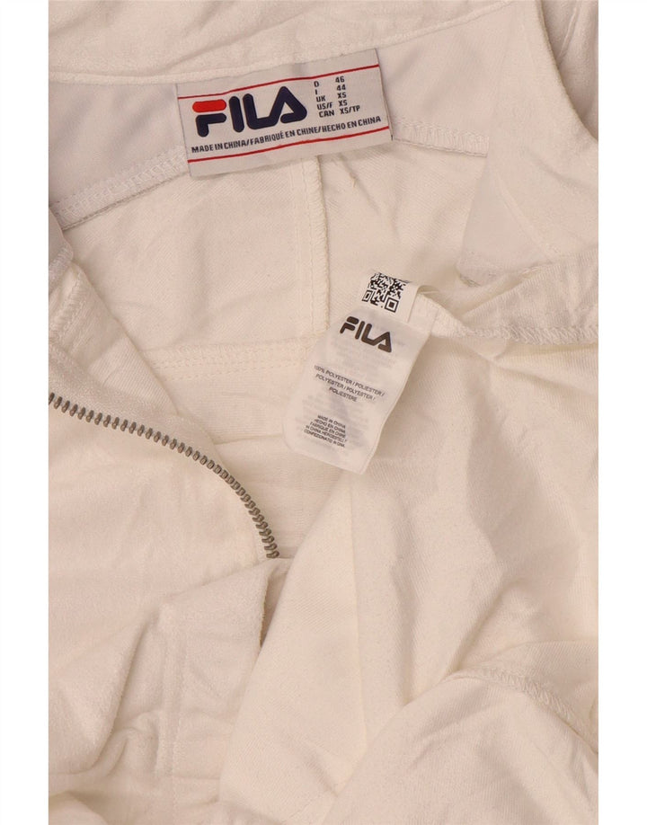 Męska bluza dresowa Fila XS, biały poliester