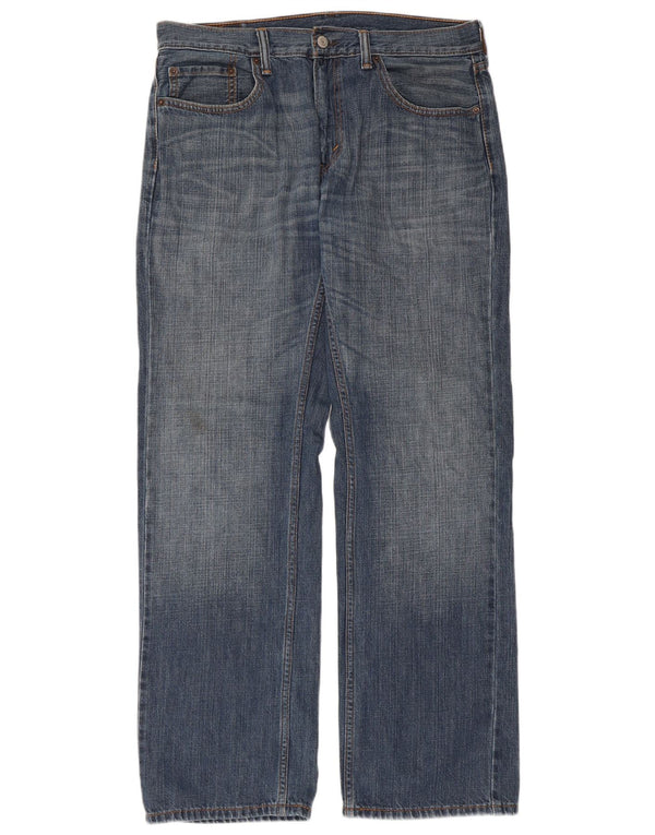 Męskie jeansy Levi's 559 o swobodnym kroju W34 L32 Niebieska bawełna