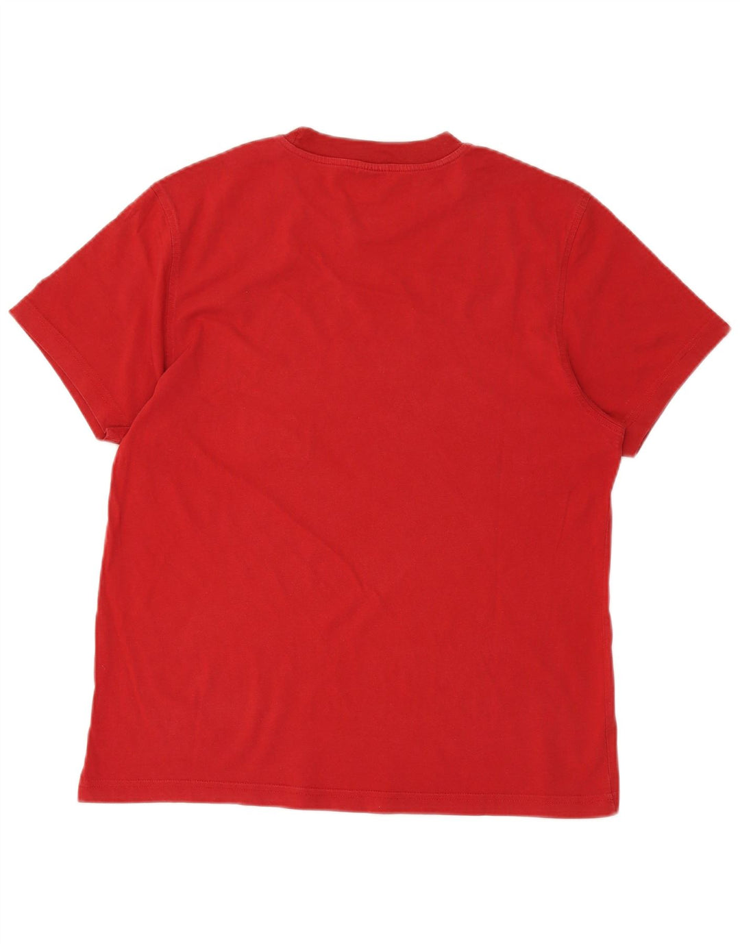 Męski T-shirt z grafiką CHAMPION New York University, duży, czerwony