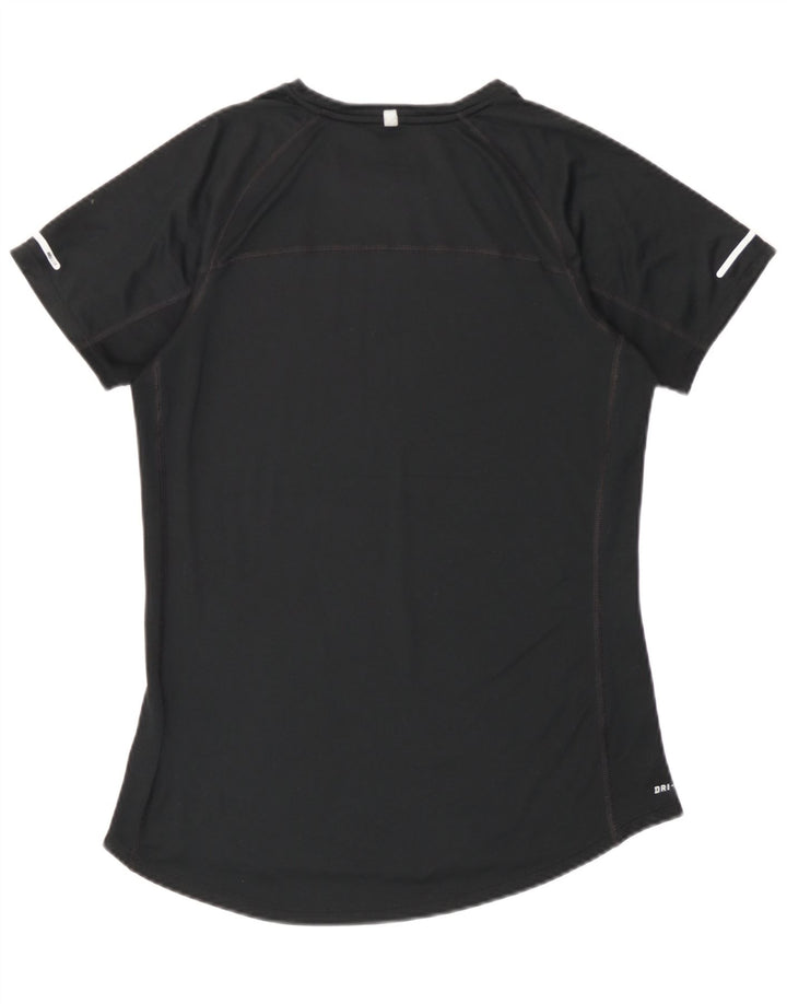 Damska koszulka Nike Dri Fit Top UK 12, średni czarny poliester