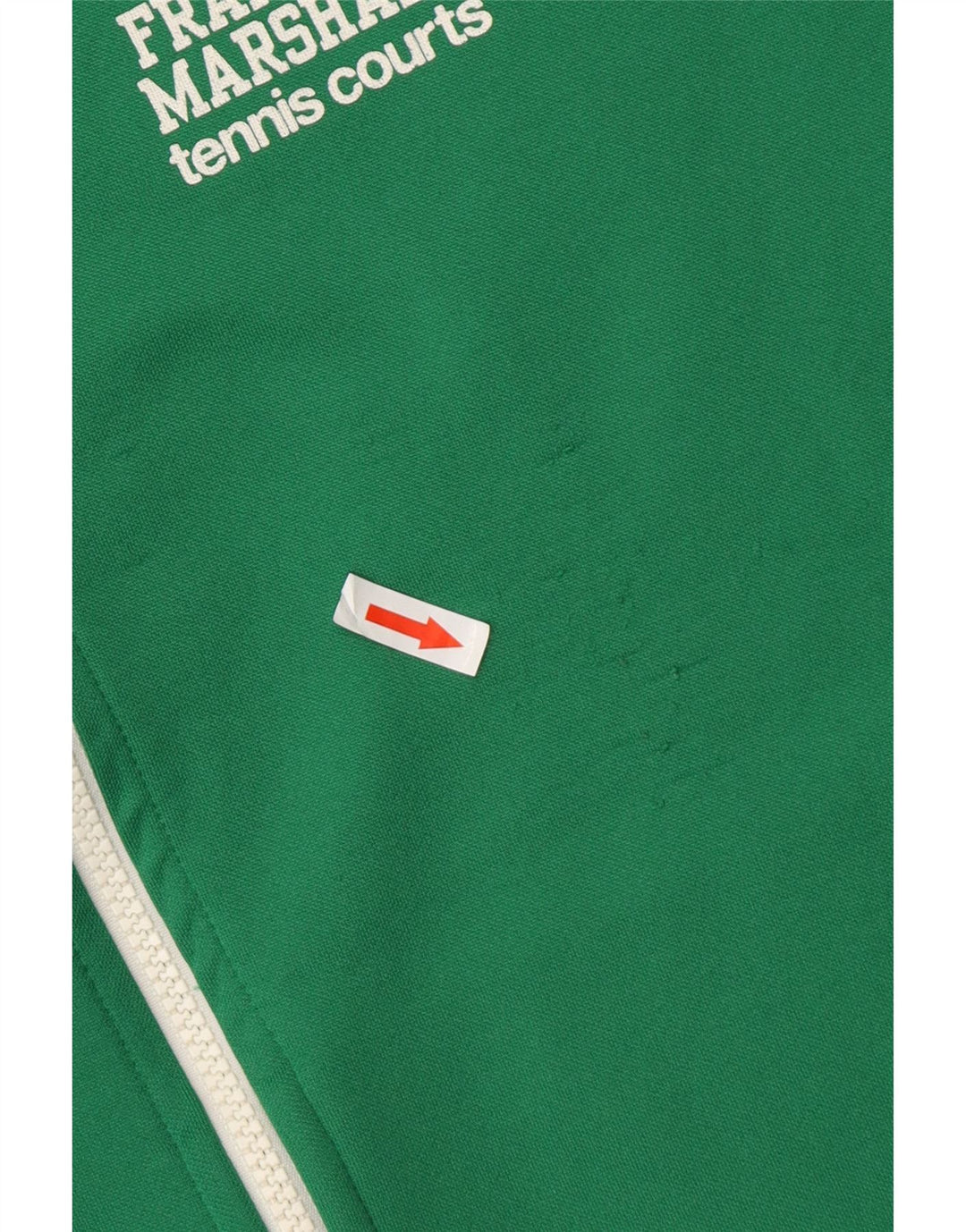 Franklin Marshall Mens Tracksuit Top Jacket Large Green Colourblock Cotton