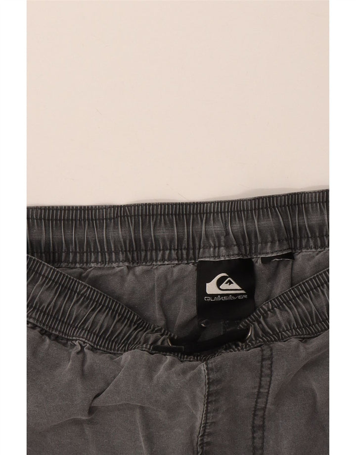Męskie spodenki chino Quiksilver W34, duże, szare