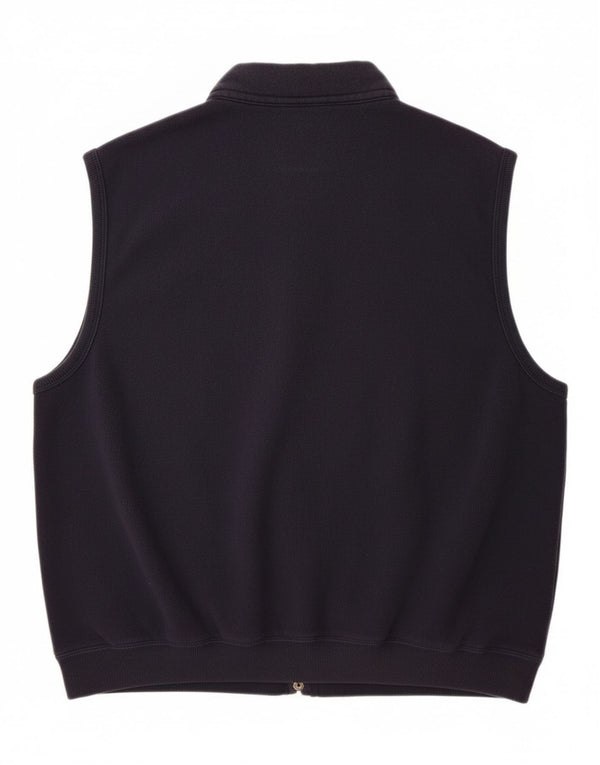 Męska bluza dresowa bez rękawów Outrage, 2XL, granatowa, bawełniana