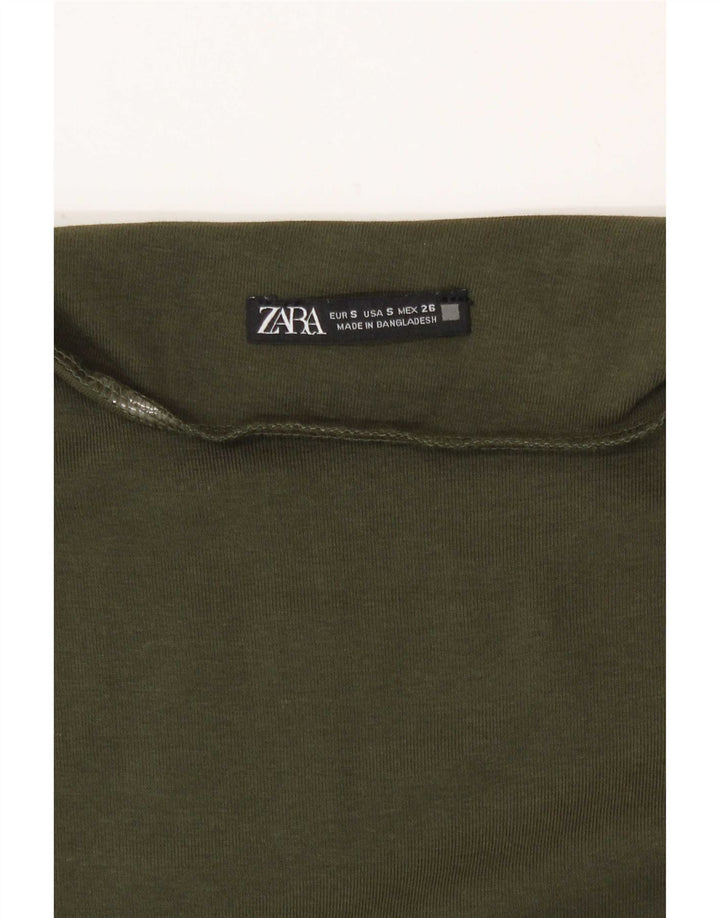 Damska sukienka maxi Zara UK 8 Small Khaki