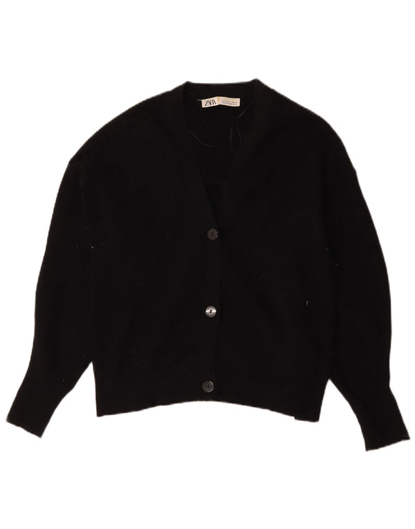 Sweter damski Zara UK 14, średni czarny, wiskoza