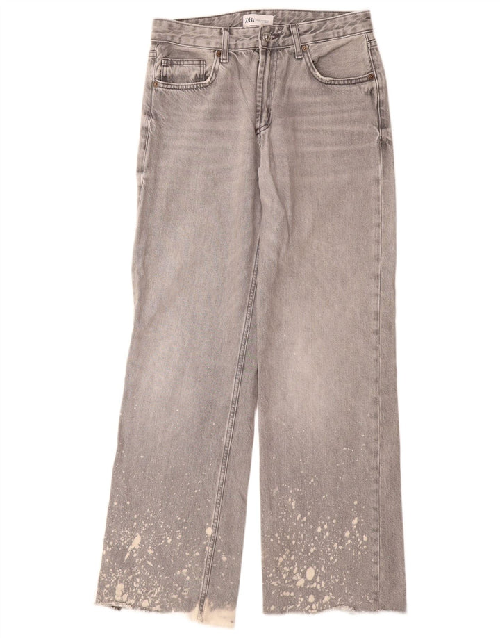 ZARA Womens Loose Jeans EU 38 Small W28 L31 Grey