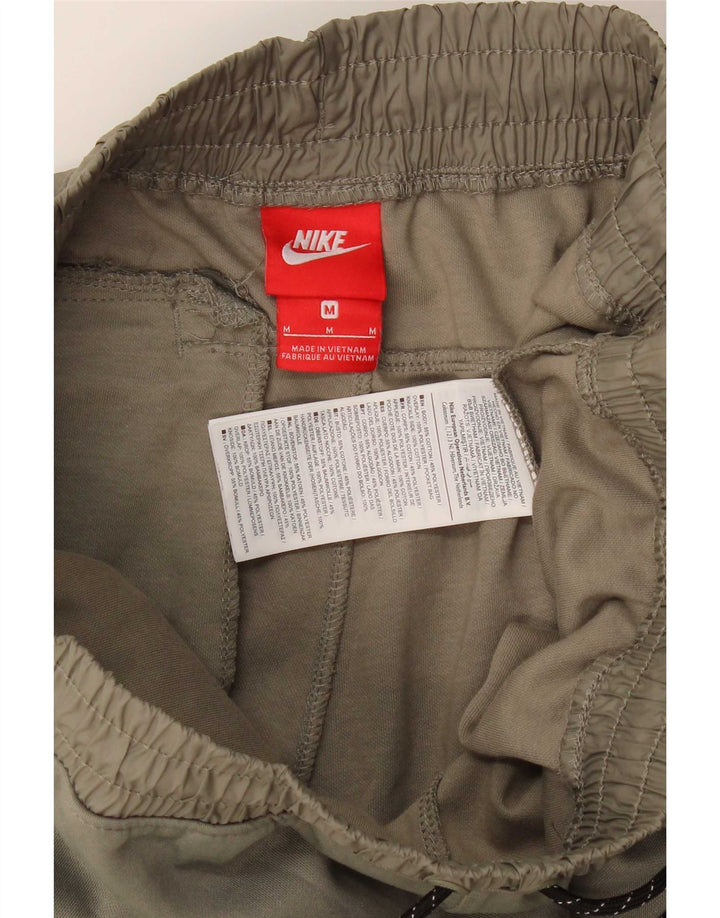 Męski dres Nike z grafiką, średni khaki, bawełna