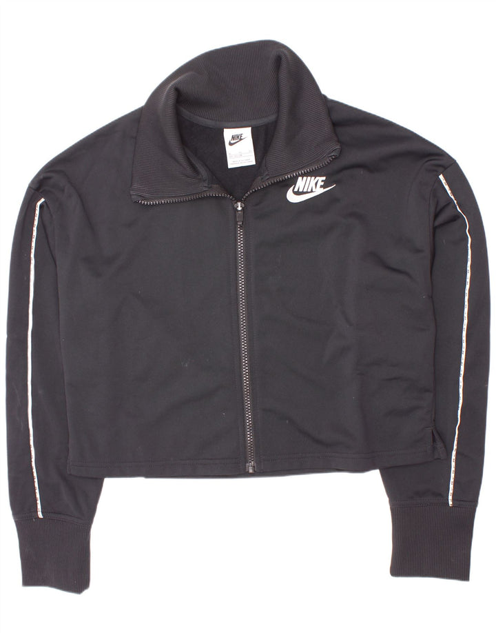Kurtka dresowa dziewczęca Nike 13-14 lat XL, czarna, poliestrowa