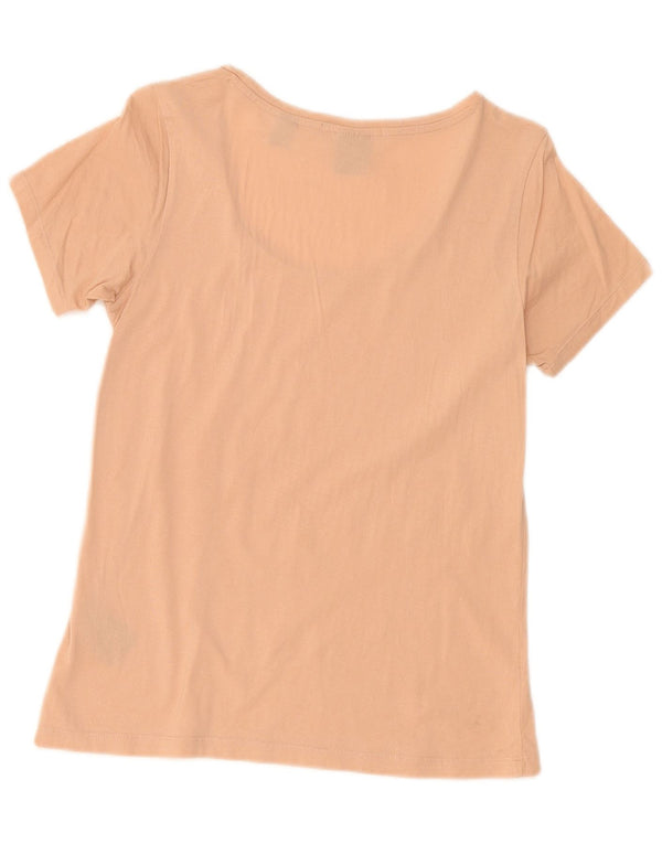 T-shirt damski Maison Scotch Top UK 10, mały, beżowy, bawełniany