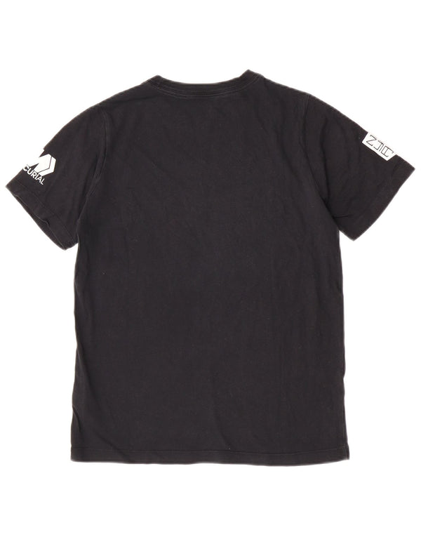 Chłopięcy T-shirt z grafiką Nike na 11-12 lat, czarna bawełna