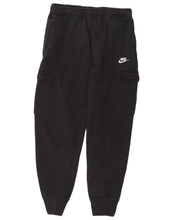 Męskie spodnie dresowe Nike Cargo, duże, czarne, bawełniane