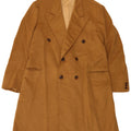 Vintage męski płaszcz dwurzędowy UK 36 Small Beige