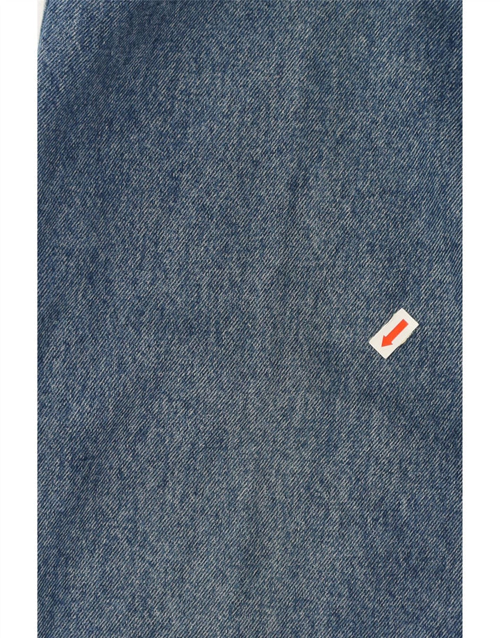 Damskie jeansy z wysokim stanem VINTAGE IT 44 Medium W27 L30 Niebieska bawełna