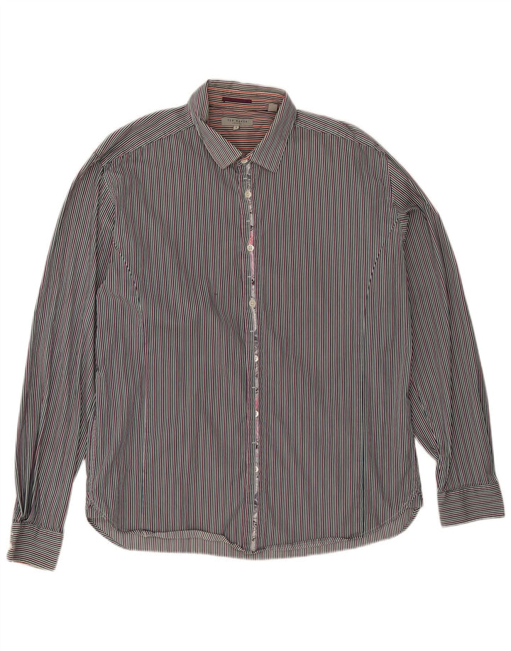 Koszula męska Ted Baker, rozmiar 6, 2XL, wielobarwna, bawełniana w prążki