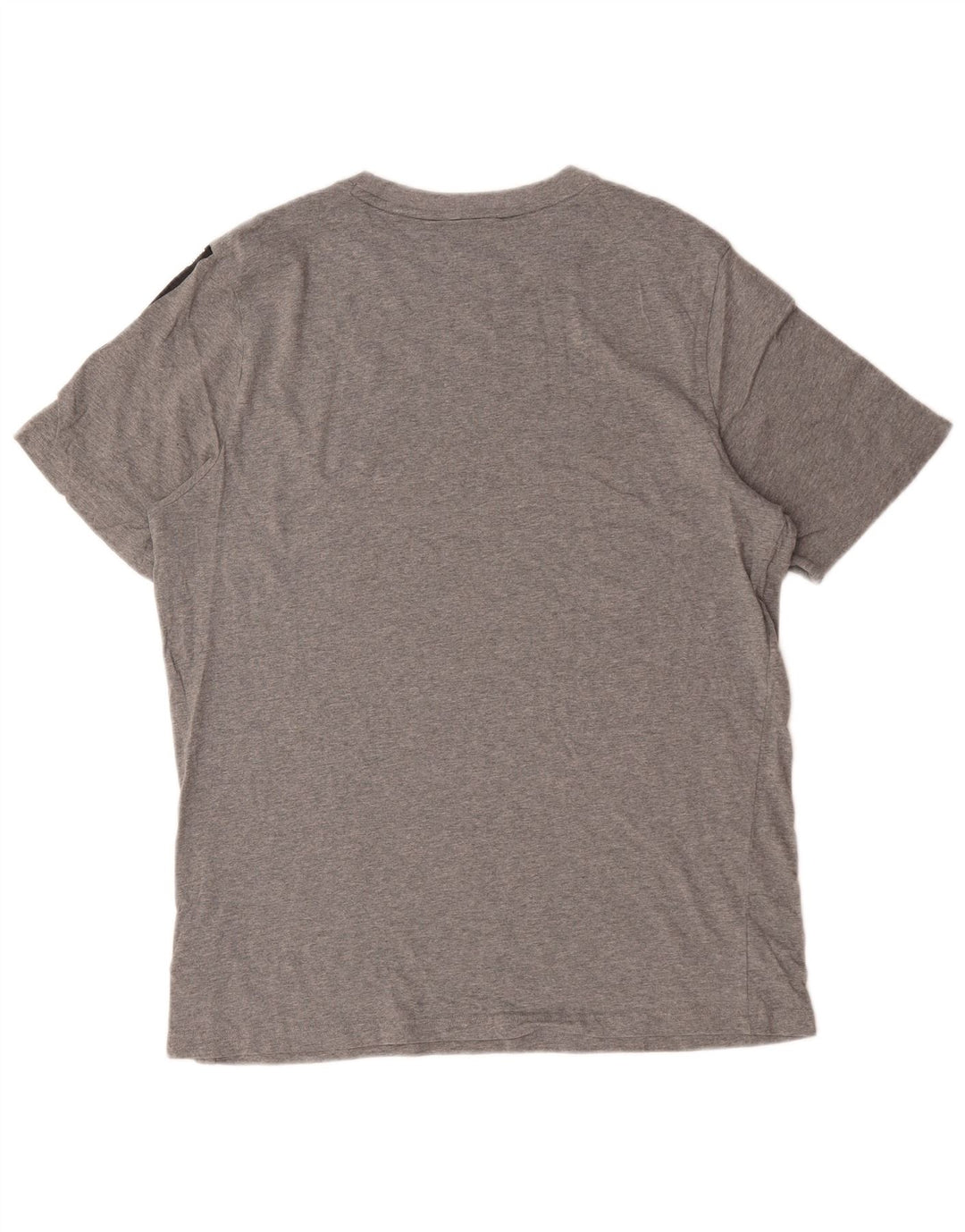Męski T-shirt z grafiką Puma, duży, szary, bawełniany