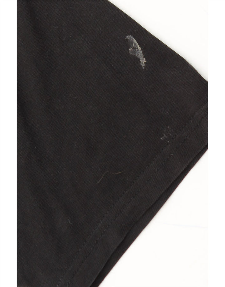 Męski T-shirt VANS o klasycznym kroju z grafiką, średni czarny