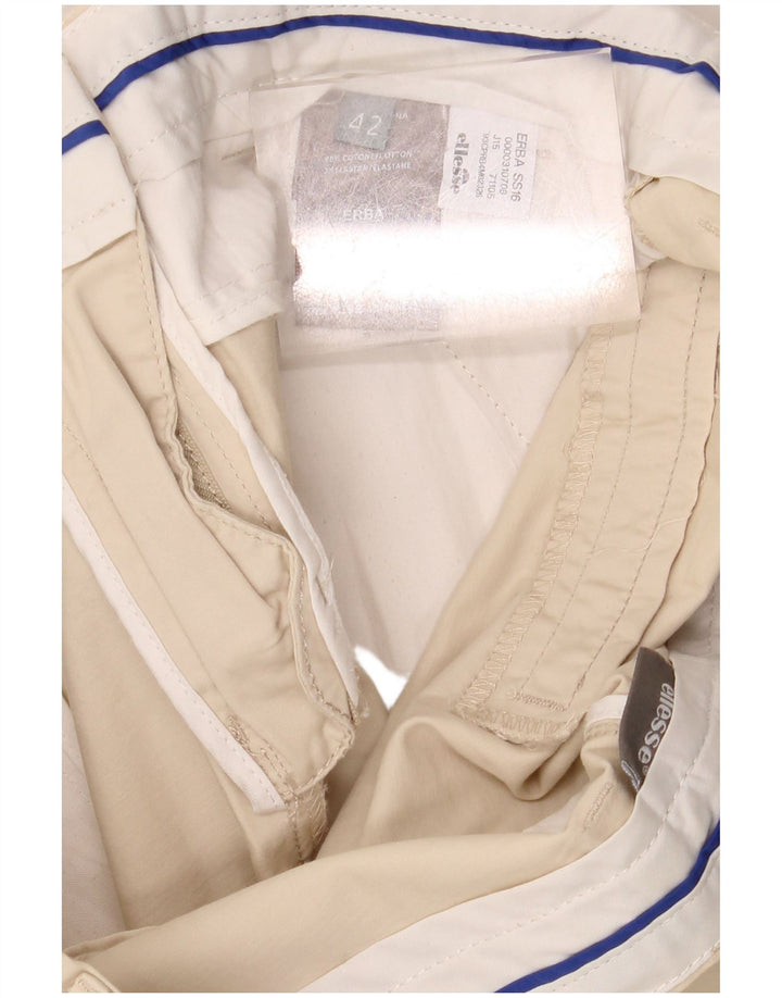 Damskie spodenki Chino ELLESSE IT 42 Medium W30 Beżowa bawełna
