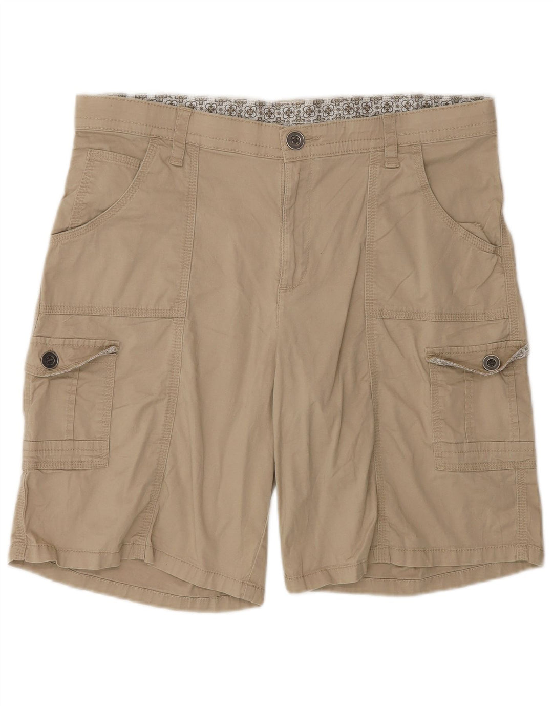 Damskie spodenki cargo LEE US 14 XL W34 beżowa bawełna