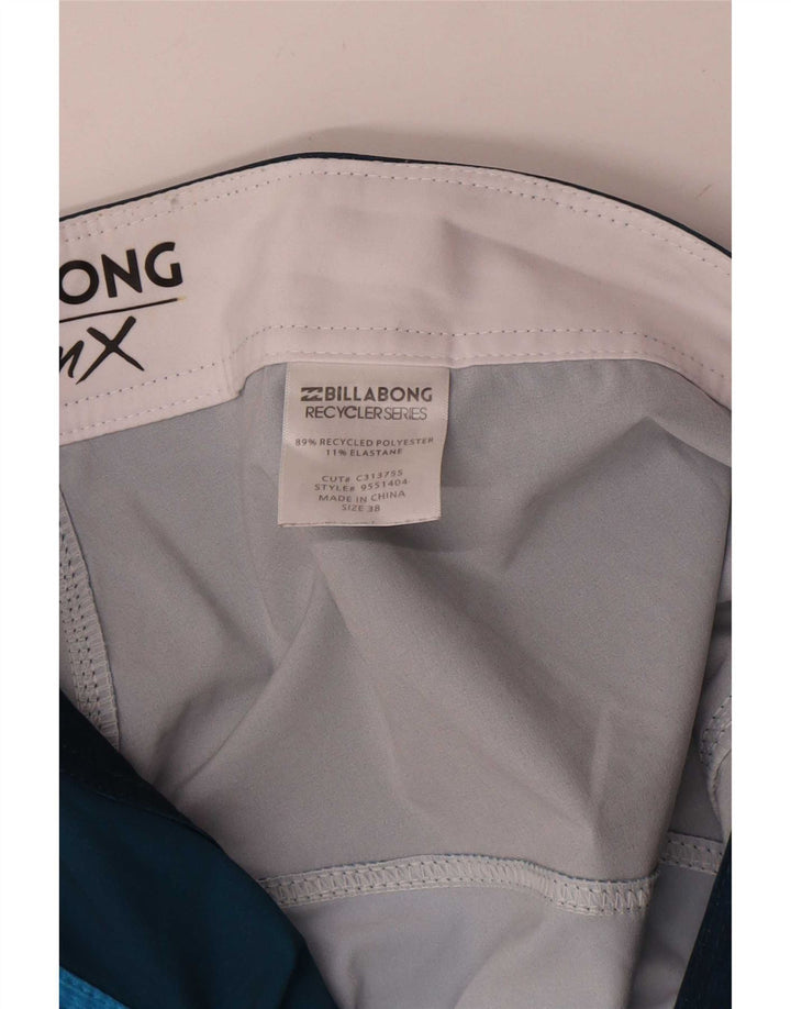 Męskie spodenki kąpielowe Billabong XL Niebieski poliester z blokami kolorów