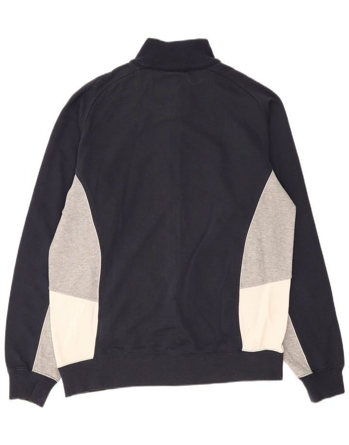 Kurtka męska dresowa CHAMPION XL, bawełniana w kolorze granatowym, w blokach kolorów