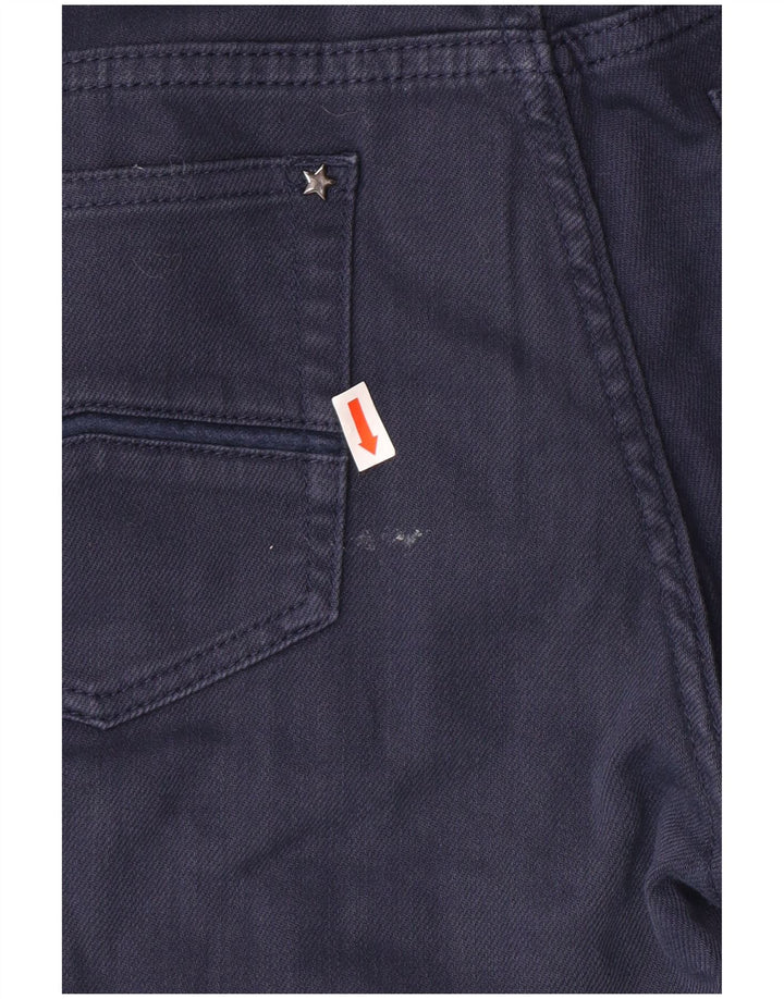 ARMANI Womens Straight Jeans W34 L28 Navy Blue