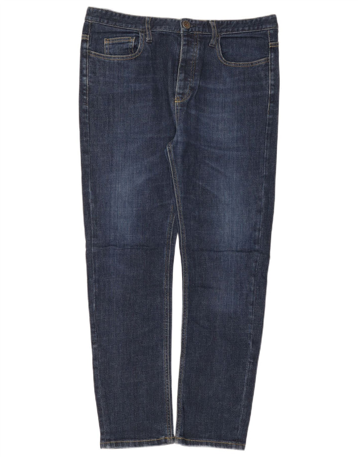 Jeansy damskie Benetton W34 L28 niebieskie