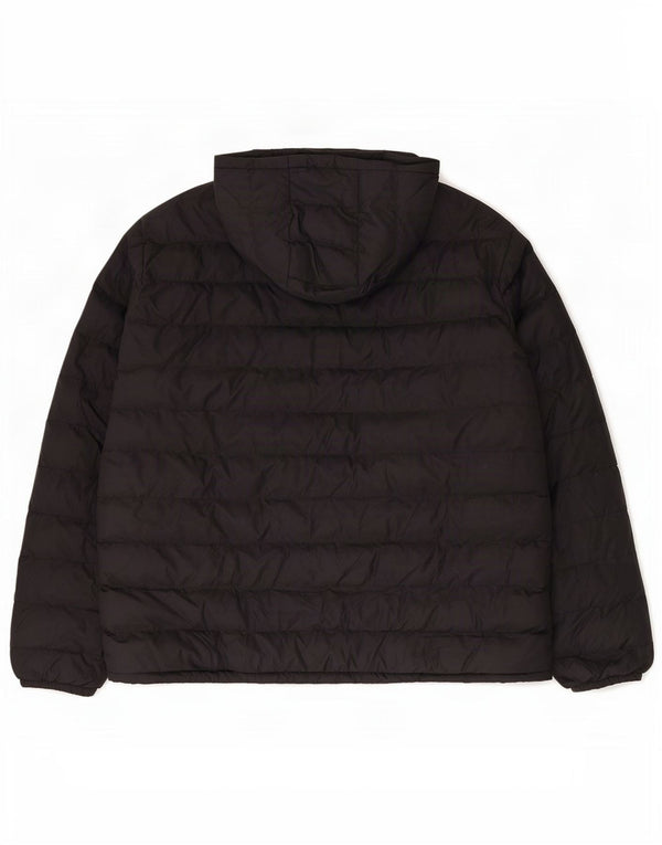 Męska ocieplana kurtka z kapturem Mountain Warehouse UK 42 XL, czarny nylon