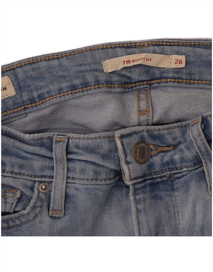 Damskie jeansy Levi's 715 Bootcut W26 L32 Niebieskie